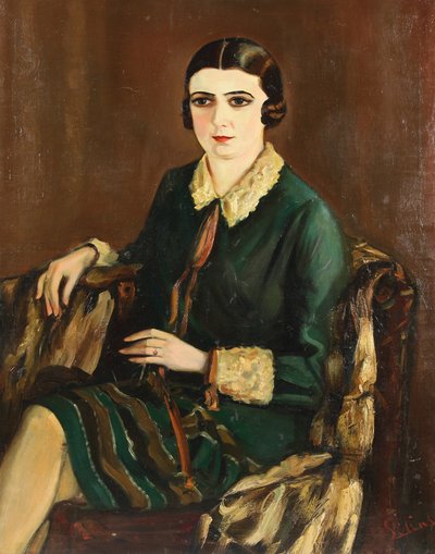 Portrait of Lilya Brik, 1921 by Alexander Silins