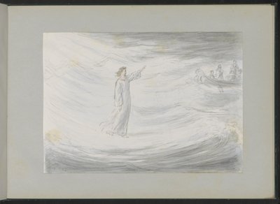Christ Walking on Water by Alexander Ver Huell