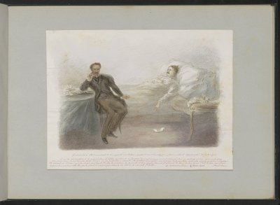Gustave Doré on His Deathbed by Alexander Ver Huell