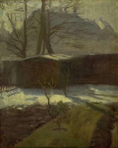 A Garden in Winter, Helenevej. Copenhagen by Alexander Wilde