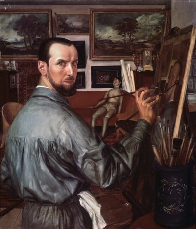 Self-portrait by Alexander Yevgenyevich Yakovlev