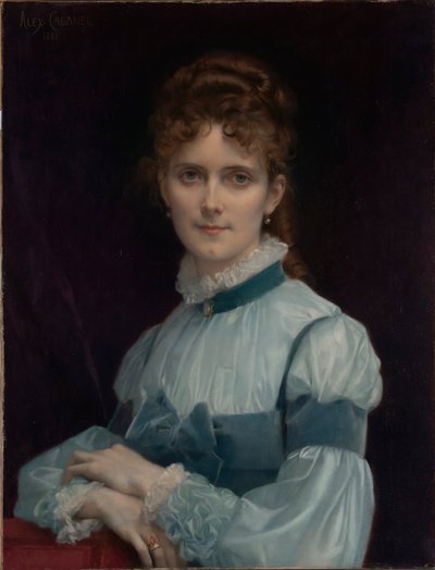 Portrait of Miss Fanny Clapp by Alexandre Cabanel