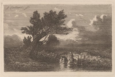 Laundresses by Alexandre Calame