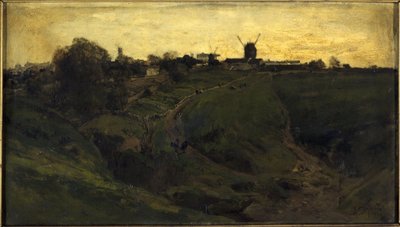 View of Montmartre, Northwest Side by Alexandre Defaux