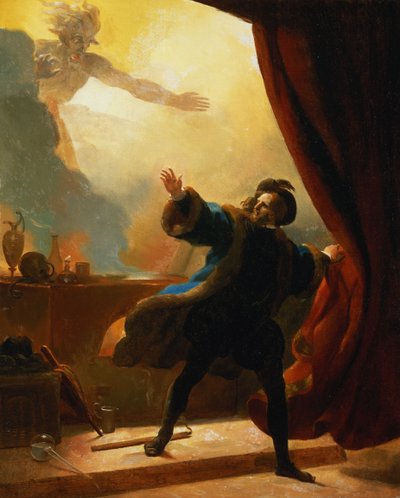 The Fatal Hour: Fantastic Subject by Alexandre Evariste Fragonard