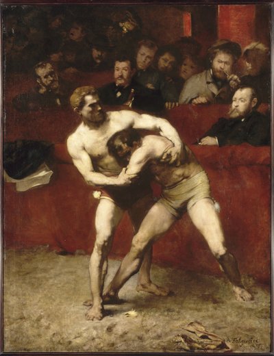 Wrestlers by Alexandre Falguière
