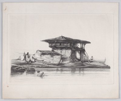 A House in Smyrna, 1839 by Alexandre Gabriel Decamps