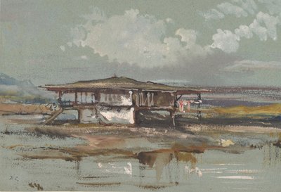 A House in Turkey, 1820-60 by Alexandre Gabriel Decamps