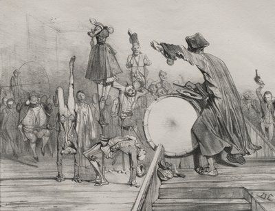 Great Tumbler! by Alexandre Gabriel Decamps
