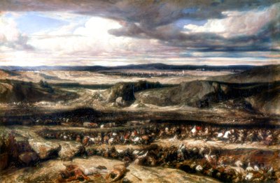 The Defeat of Cimbres, 1833 by Alexandre Gabriel Decamps
