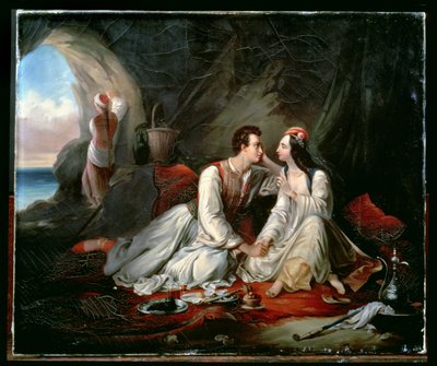 Don Juan and Haidee by Alexandre Marie Colin