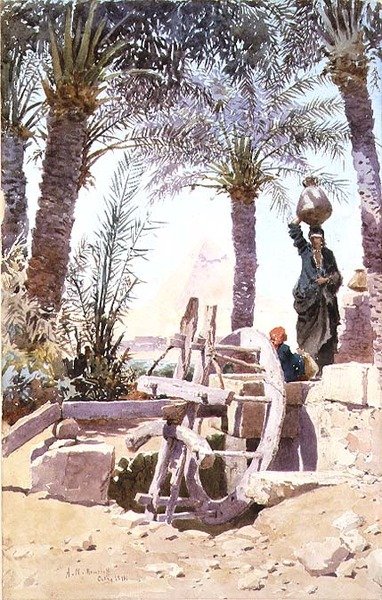 The Pyramid of Khafre by Alexandre Nicolaievitch Roussoff