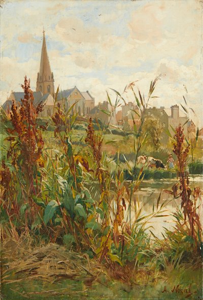 Church By the River by Alexandre Nozal