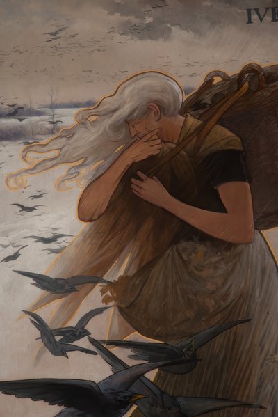 Allegory of Winter by Alexandre de Riquer