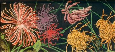 Chrysanthemums by Alexandre de Riquer i Inglada