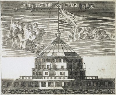 Fort Kronschlot in Kronstadt, 1717 by Alexei Ivanovich Rostovtsev