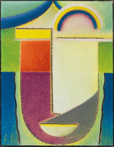 Abstract Head: Easter by Alexej von Jawlensky