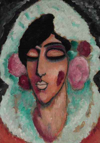 Abstract Head: Winter Ringing by Alexej von Jawlensky