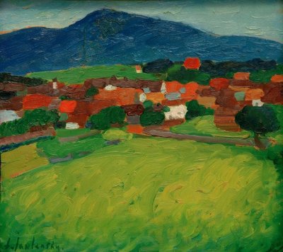 Village Murnau by Alexej von Jawlensky