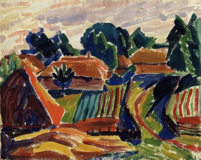 Landscape. 1908-12 by Alexej von Jawlensky