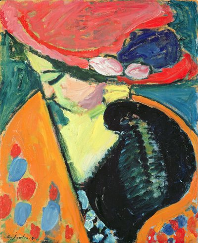Lowered Head, 1909 by Alexej von Jawlensky