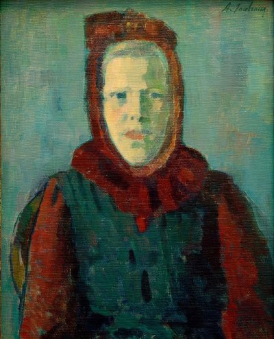 Girl with Bonnet by Alexej von Jawlensky