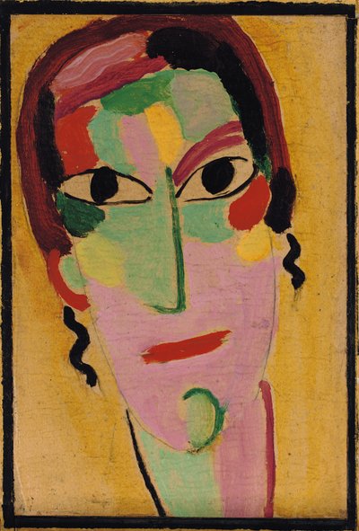 Mystical Head: Completely Awake, c. 1917 by Alexej von Jawlensky