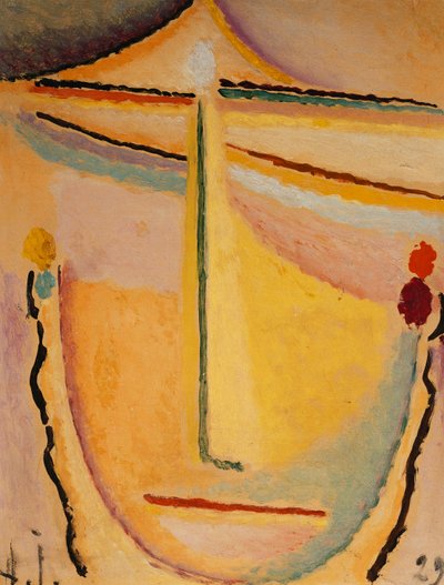 Pink-Orange, 1929 by Alexej von Jawlensky