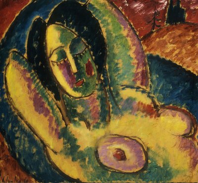 Sleeping by Alexej von Jawlensky