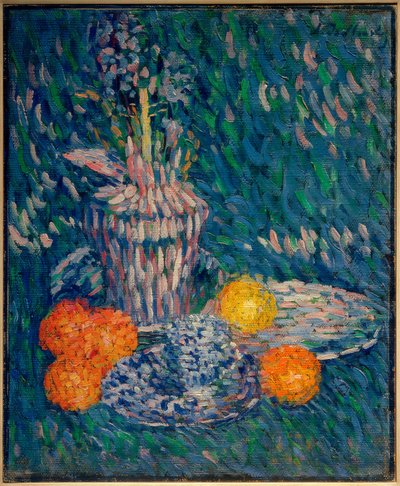 Still Life with Hyacinth and Oranges by Alexej von Jawlensky