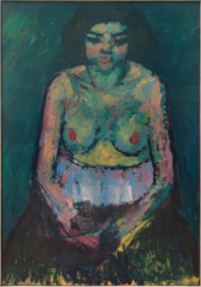 Female Half-Nude by Alexej von Jawlensky