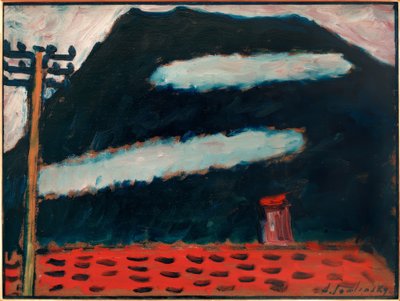 Two White Clouds by Alexej von Jawlensky