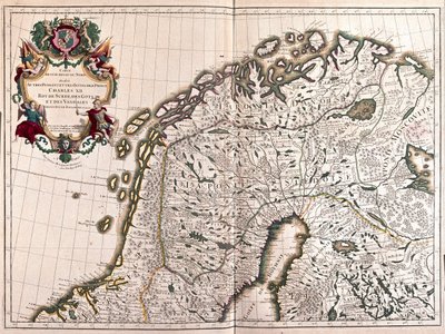 Lapland and Finland by Alexis Hubert Jaillot
