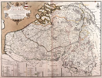 Low Countries by Alexis Hubert Jaillot