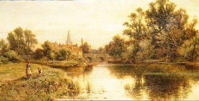 The Thames at Marlow by Alfred Augustus Glendening
