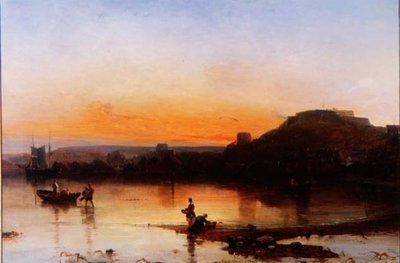 Fort Regent at Sunset by Alfred Clint