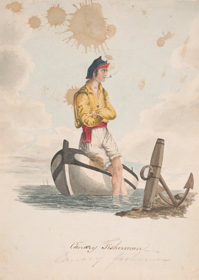 Canary Fisherman by Alfred Diston