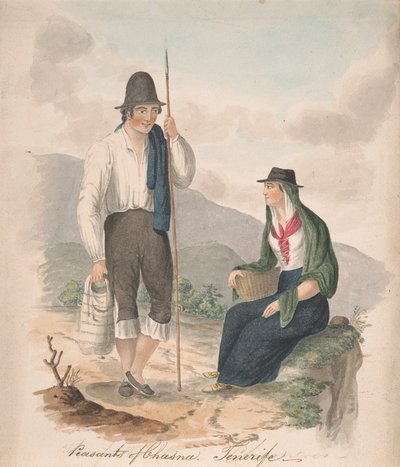 Peasants of Chasna, Tenerife by Alfred Diston