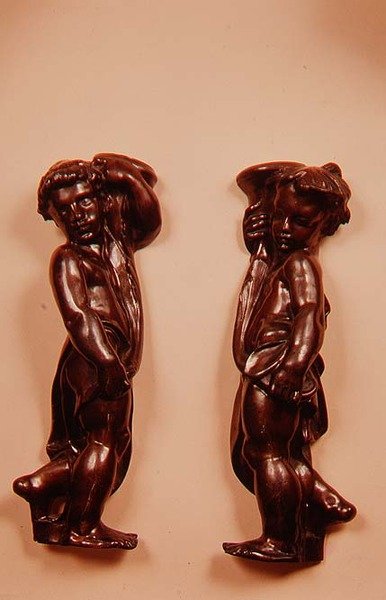 Chimney ornaments by Alfred Emile Stevens