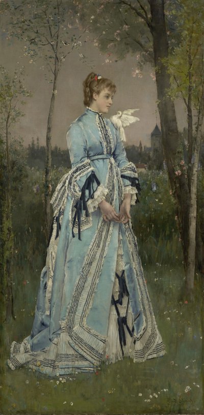 Spring by Alfred Emile Stevens
