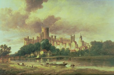 A View of Windsor Castle by Alfred Gomersal Vickers