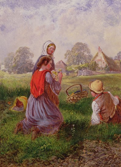 Picking Flowers by Alfred H. Green