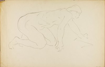 Crawling Nude by Alfred H. Maurer