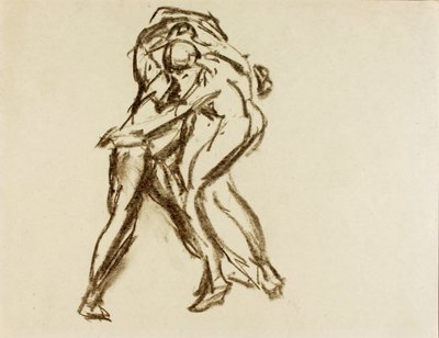 Two Figures in Action by Alfred H. Maurer