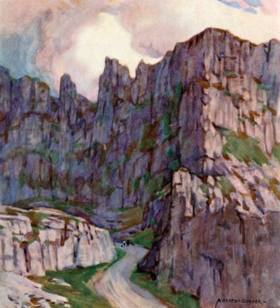 Cheddar Gorge by Alfred Heaton Cooper