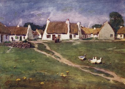 The Claddagh, County Galway by Alfred Heaton Cooper