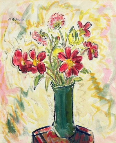 Flowers in a Green Vase by Alfred Henry Maurer