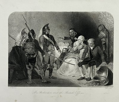 Mrs Richardson and the British Officers by Alfred Jones