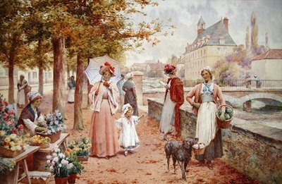The Flower Seller by Alfred Jr. Glendening