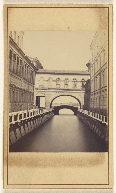 Grand Canal, St. Petersburg, Russia by Alfred Lorens